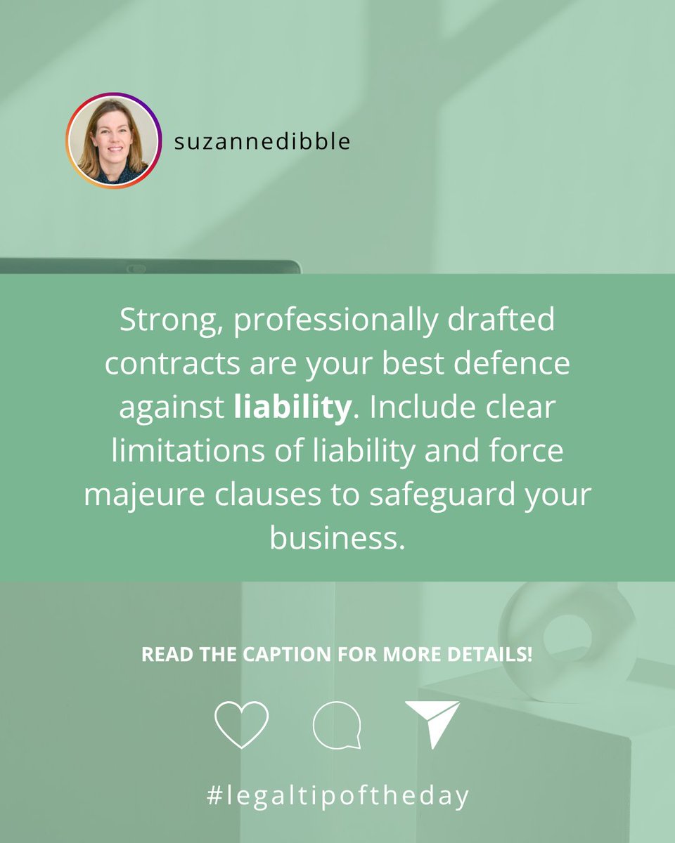 law4onlinebiz's tweet image. Strong contracts aren’t just paperwork, they protect your business’s future. With 25+ years in law, I’ve seen how the right clauses (like limitation of liability and force majeure) can save you from costly disputes.

#BusinessProtection #SmallBusinessTips #LegalTips