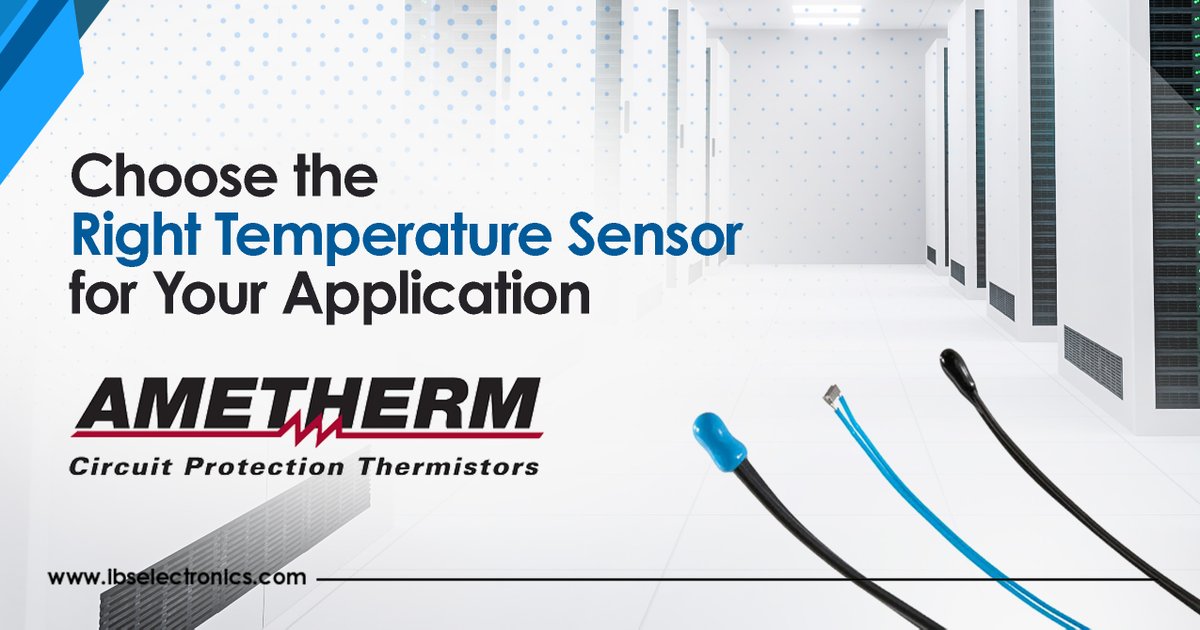 ibselectronics's tweet image. Right sensor, right fit. Ametherm NTC thermistors & inrush limiters for precise, reliable control in power, HVAC, and industrial gear.
Learn more → hubs.li/Q03Q94zJ0
#Ametherm #TemperatureSensors #Thermistors #NTC