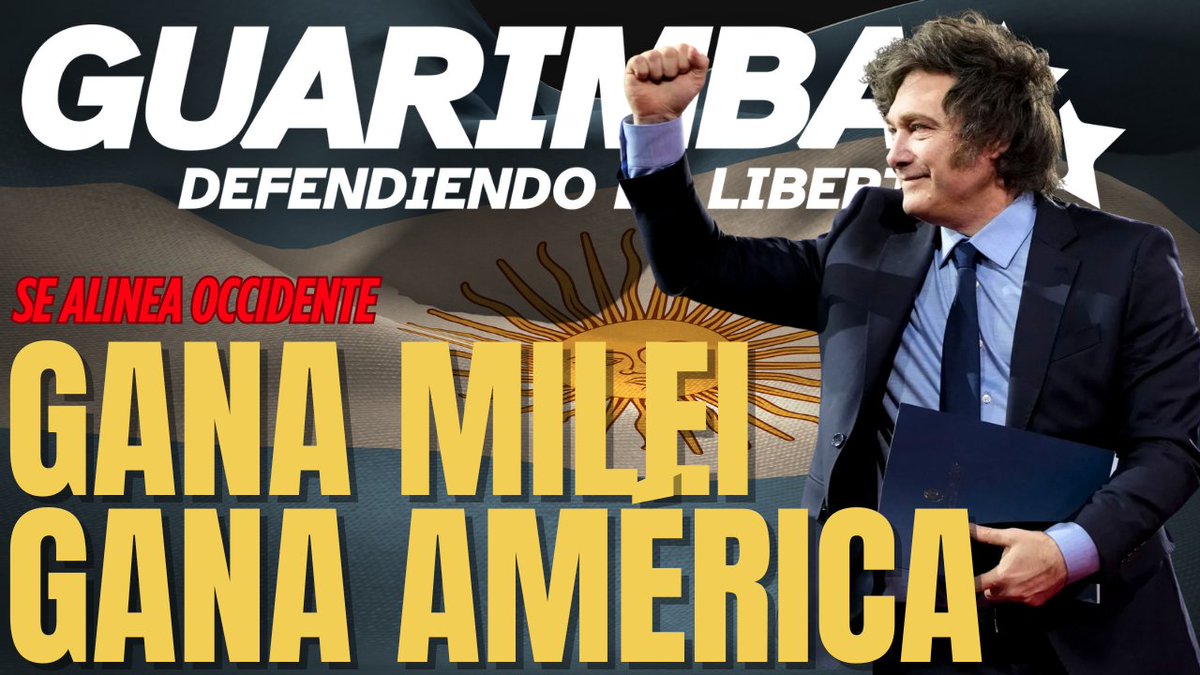 Gaston Levar (@gastonlevar) on Twitter photo Gana <a href="/JMilei/">Javier Milei</a>, Gana Argentina, Gana América, saneamos Occidente! Vamos Viejo!. Mirá cómo lo vivimos en la Guarimba! Somos la #GeneraciónIndependencia MAGA! Escuchalo a Milei!
VIDEO:
youtube.com/watch?v=rSN0pe… Gana <a href="/JMilei/">Javier Milei</a>, Gana Argentina, Gana América, saneamos Occidente! Vamos Viejo!. Mirá cómo lo vivimos en la Guarimba! Somos la #GeneraciónIndependencia MAGA! Escuchalo a Milei!
VIDEO:
youtube.com/watch?v=rSN0pe…