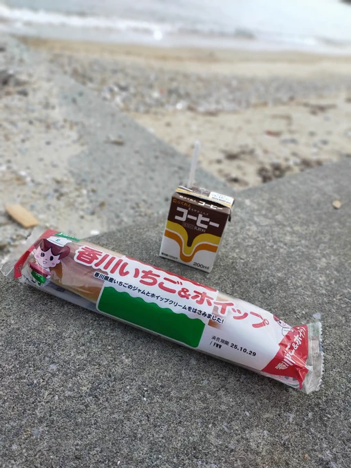 ちょっと休憩 地のものっぽいもので 軽めの昼食 疲れたー