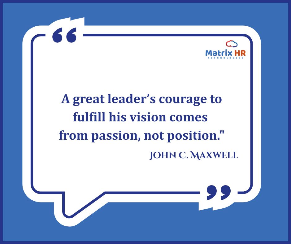 Passion Fuels True Leadership!!!

#Leadership #MotivationMonday #Inspiration #HR #consultancy #India #bangalore #completeHR