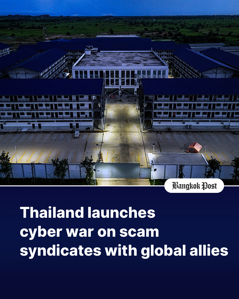 BangkokPostNews's tweet photo. Thailand is intensifying its crackdown on online scam networks, especially those operating across borders in Southeast Asia. New laws, international cooperation, and tech-driven strategies—including white hat hackers—are being deployed. The government aims to dismantle scam compounds and protect citizens, with plans to sign the UN cybercrime convention and create a dedicated agency.

Get full story, audio and discuss more in the first comment link.

#BangkokPost #Thailand #scam #fraud