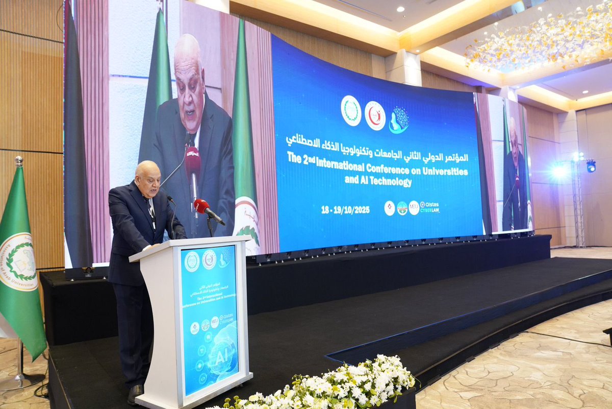 UNESCO_RCQE's tweet image. شارك مركز اليونسكو الإقليمي للجودة والتميز في التعليم في المؤتمر الدولي الثاني للجامعات وتكنولوجيا الذكاء الاصطناعي بعنوان “كيف يُعيد الذكاء الاصطناعي تشكيل مستقبل التعليم العالي؟” في عمّان – الأردن بتاريخ 19 أكتوبر 2025، لتعزيز نشر المعرفة ومواكبة التطورات التقنية في التعليم…