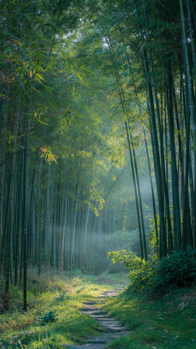 Takeapic9's tweet image. A Walk in the Bamboo Grove🎍
