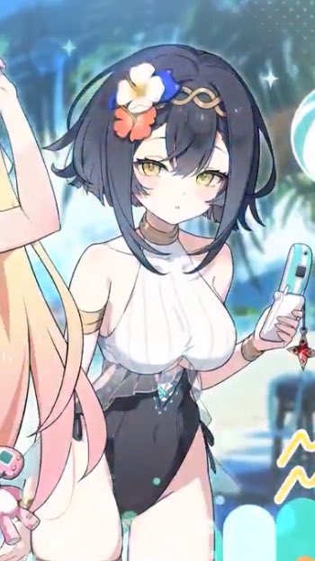 胸の下に謎の穴空いてるのもヤバいしエグすぎる角度の覚悟してるのにそこまで異常性を感じないの、俺たちはスケベなソシャゲやり過ぎて感覚を麻痺させられてるかもしれない。 