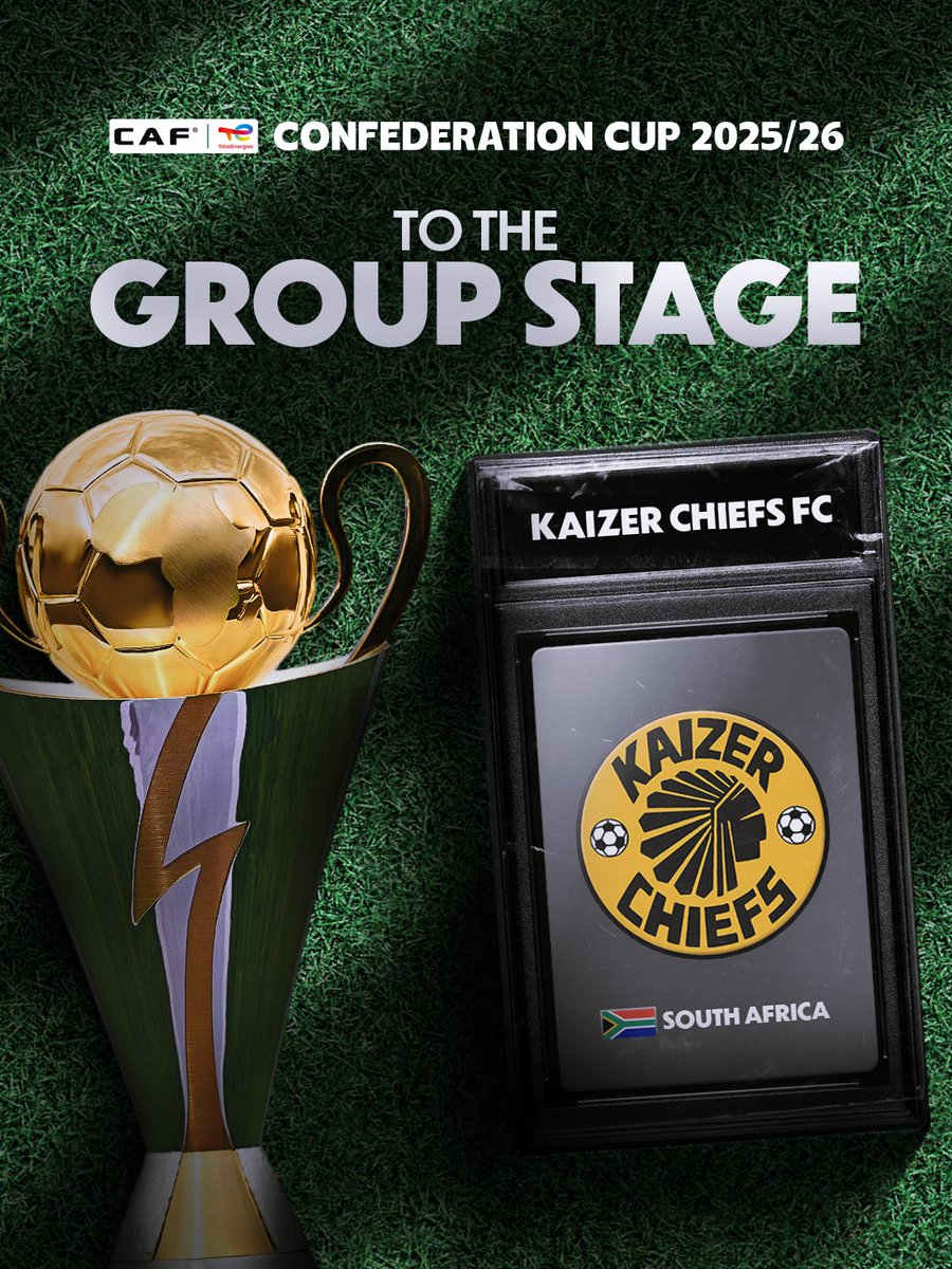 DiscoNicholas's tweet photo. Congratulations @Masandawana @KaizerChiefs and @StellenboschFC ๐๐ค๐ . Keep on raising South African Flag๐ฟ๐ฆ very high in the Continental Football and Represent Our PSL with Pride #CAFCLCC . https://t.co/yiaue1qD6s