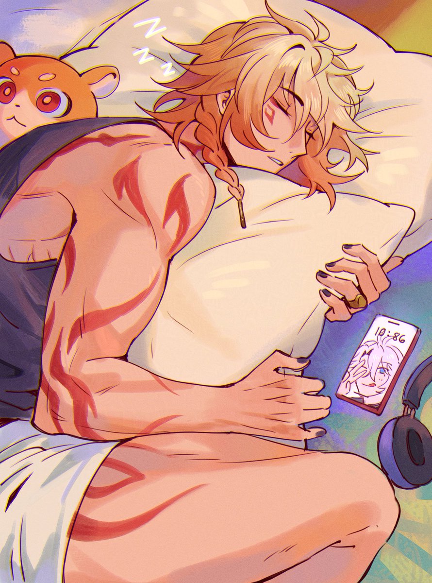 💤honk shoo mimimi #mydei #phaidei (implied)