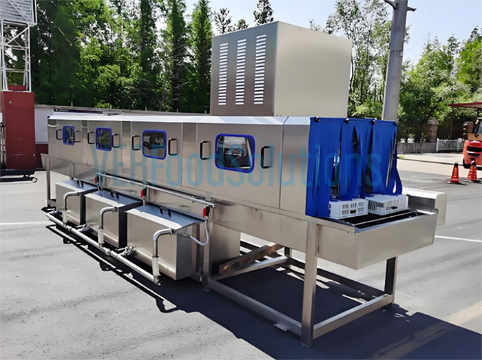 verfoodsolution's tweet image. Recently, we supplied a 5m electric heating #trayswashingmachine with a visible window to our #Irish customers, specialized in cleaning #milkcrates. #crateswashingmachine 
verfoodsolutions.com/products/veget…