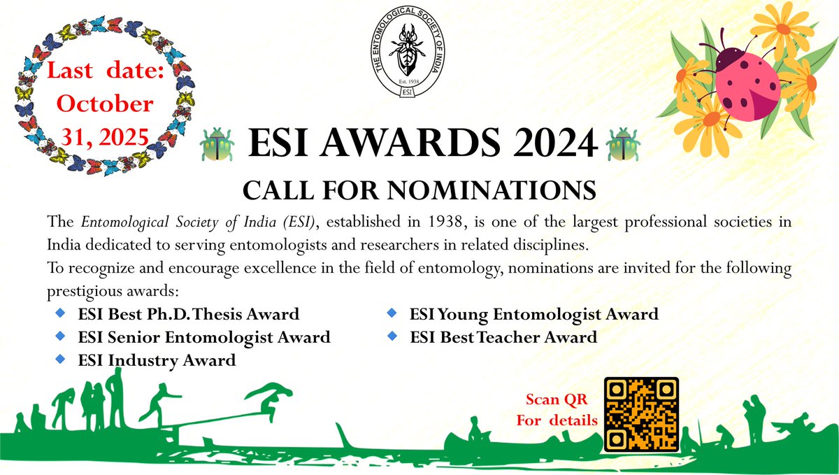 Entomological Society of India- IJE tweet media