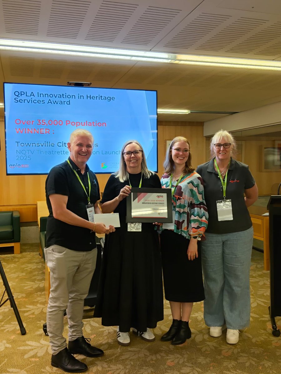 📚 Townsville Citylibraries has won three major QPLA Awards, including 𝗟𝗶𝗯𝗿𝗮𝗿𝘆 𝗼𝗳 𝘁𝗵𝗲 𝗬𝗲𝗮𝗿, for its innovative programs and community-focused projects like the Aitkenvale Library transformation and Deadly Digital initiative: bit.ly/3Jrsy5j