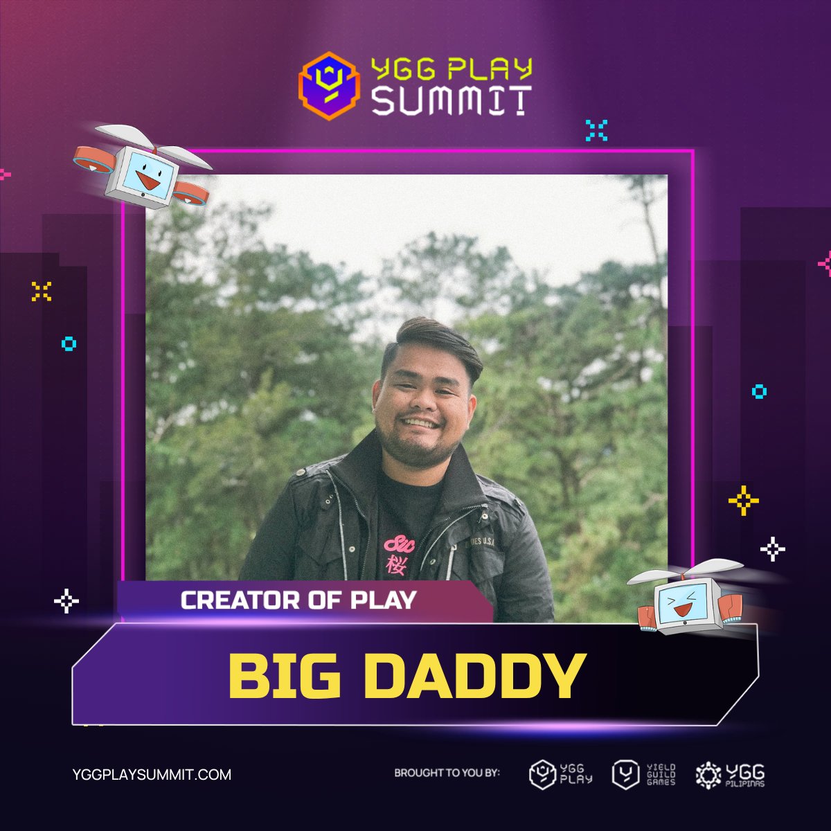 Super excited to be a Creator of Play at the biggest WEB3 event for games and gamers this year <a href="/YGGPlaySummit/">YGG Play Summit</a> 

I've been attending this event since '23 and I got to say these events are getting bigger and crazier!

 I'll see you guys there!