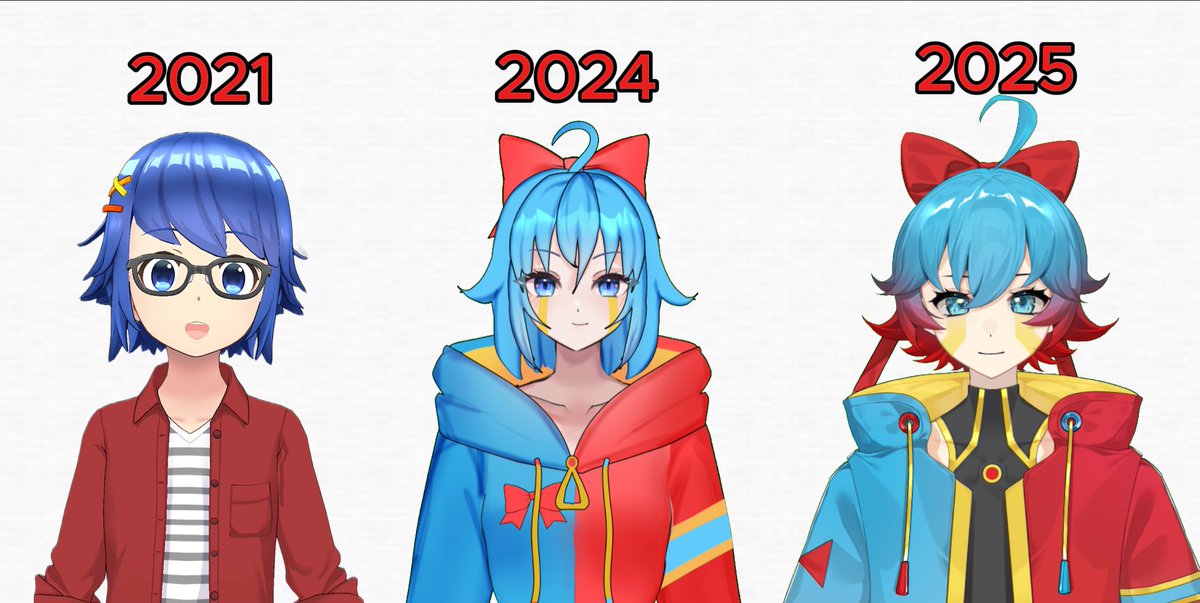 Ainimation's tweet image. The evolution of Weeb Paradise (Ainimation) 🦊🤖
Lol i think it should be a trend to show how much we have grown in both platform and model!