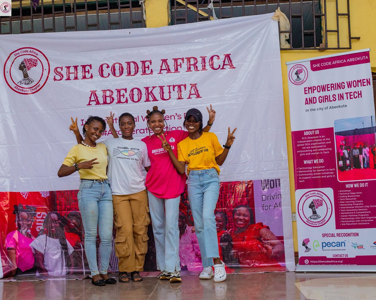 OladetounGee's tweet image. For the past 3 amazing years, I’ve volunteered at  @SheCodeAfrica as the @SCA Abeokuta Chapter Lead and it’s been an incredible ride. Over these past three years, I’ve learnt that It’s easy to complain about the gender gap,but change starts when you actually do something about it