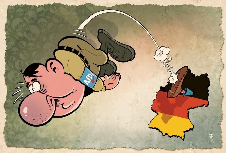 Guten Morgen liebe Demokrat*innen☕️Wir starten diese neue Woche mit einem trüben, kalten Montag. Macht das Beste draus und bleibt laut und stabil gegen Rechts💪😊