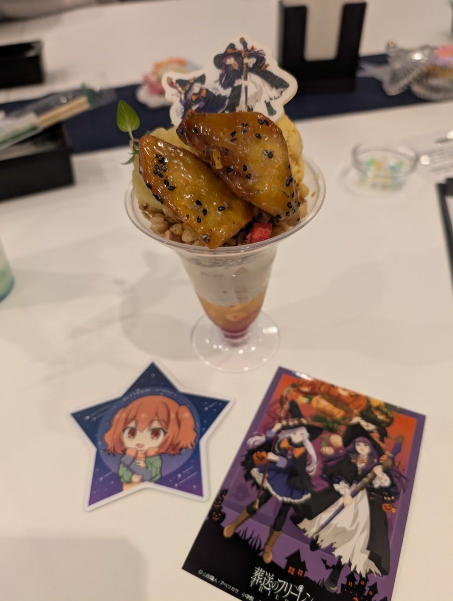 WieldsTL's tweet image. かわいい魔法使い3人！x2
#ORBcafe #フリーレン #フリーレンコラボカフェ