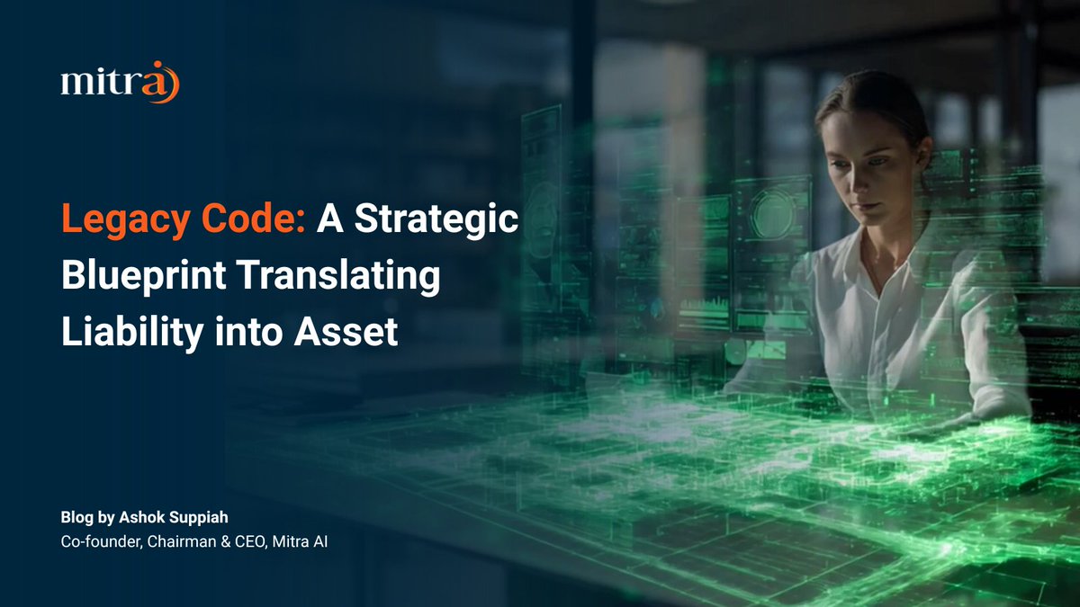 Your legacy systems aren’t obstacles - they’re untapped intelligence.

🚀 See how GenAI turns COBOL, UniVerse &amp; UniData into innovation assets.

👉 mitrai.com/legacy-moderni… 

#MitraAI #RocketDevAI #LegacyModernisation #EnterpriseAI #GenAI