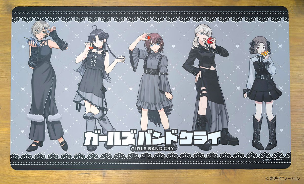ガールズバンドクライ ライブツアーver. マルチデスクマット トゲナシトゲアリ ガールズバンドクライ_トゲナシトゲアリ 集合 マルチデスクマット ver