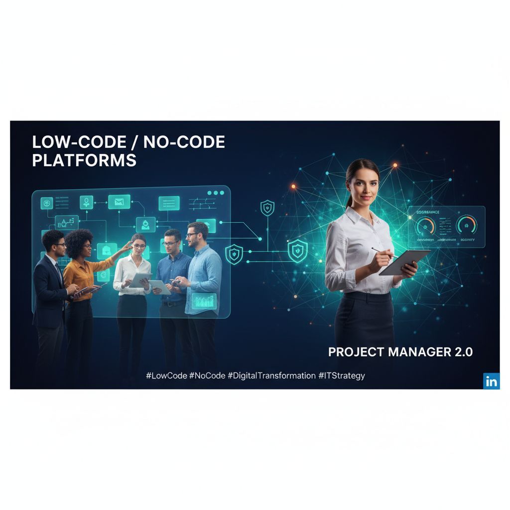 ravipanwar85's tweet image. Low-code and no-code platforms allow business users to create apps, but project managers now focus on governance, integration, and security. This ensures alignment with enterprise standards while empowering citizen developers. #DigitalInnovation #ITManagement