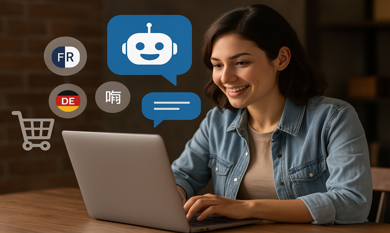 thetatechnolabs's tweet image. Slow replies &amp;amp; language gaps killing your e-commerce sales? 🤔

Conversational AI fixes that with multilingual chatbots that sell, support &amp;amp; engage 24/7 — no breaks, just conversions! 💬

Learn more: shorturl.at/NQTZR

#ConversationalAI #Ecommerce #AIChatbots #RetailTech