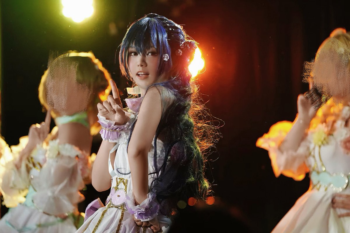 reeene811's tweet photo. 一昨日のライブで本当に楽しく踊りました！

応援してくださってみんな様本当に心を込めて感謝の気持ちを伝え支えていればいいなと思っております

また次のステ一ジに会いましょ^^
＃園田海未 
＃ラブライブ 
＃コスプレ 
＃アニソンウンドウ 
＃ライブ https://t.co/qcdCzlz2BD