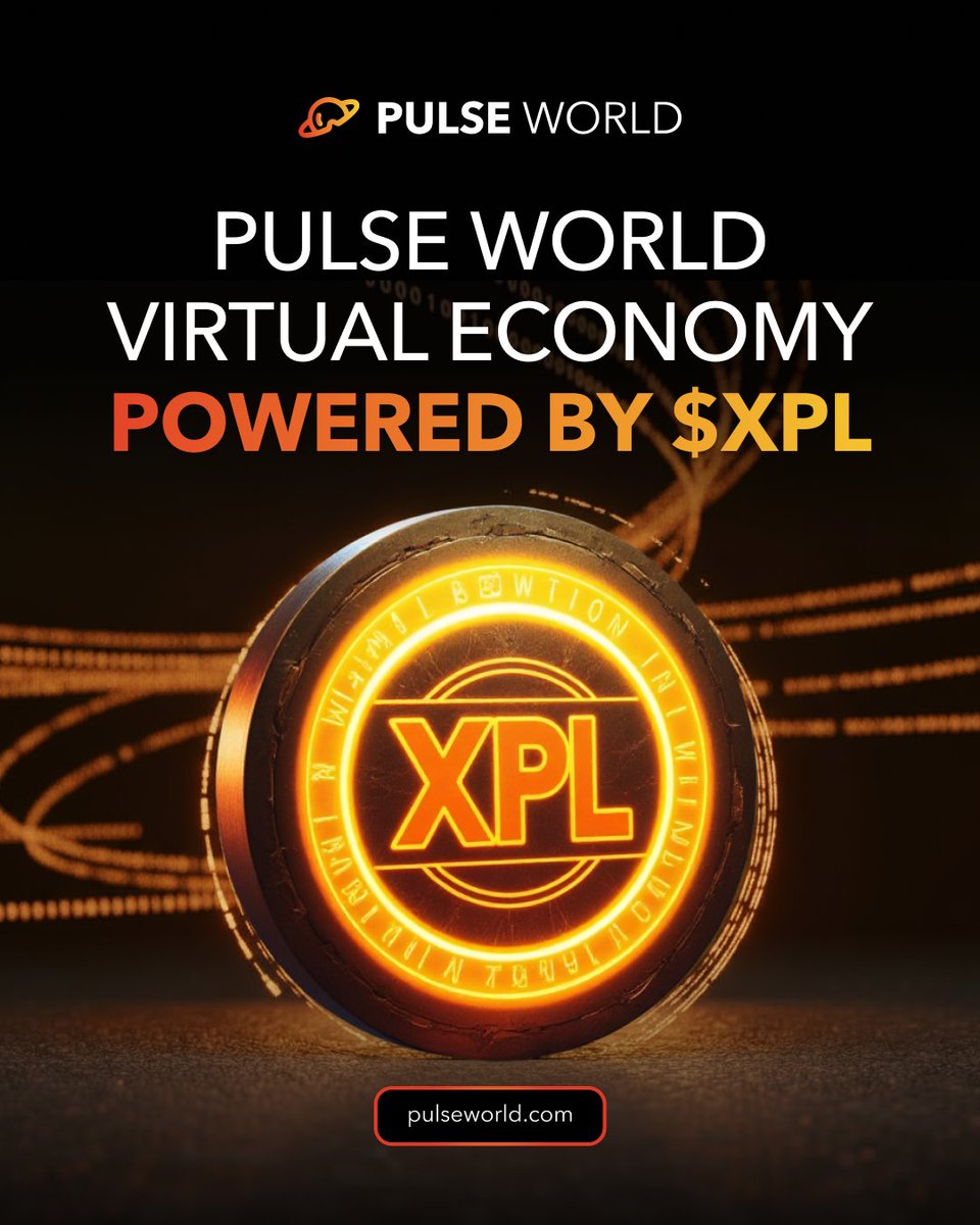 🌍 A thriving virtual economy, powered by $XPL. Trade. Earn. Own. 👉 info.pulseworld.com/xpl-economy/us…

#PulseWorld #VirtualEconomy #Web3 #XPL