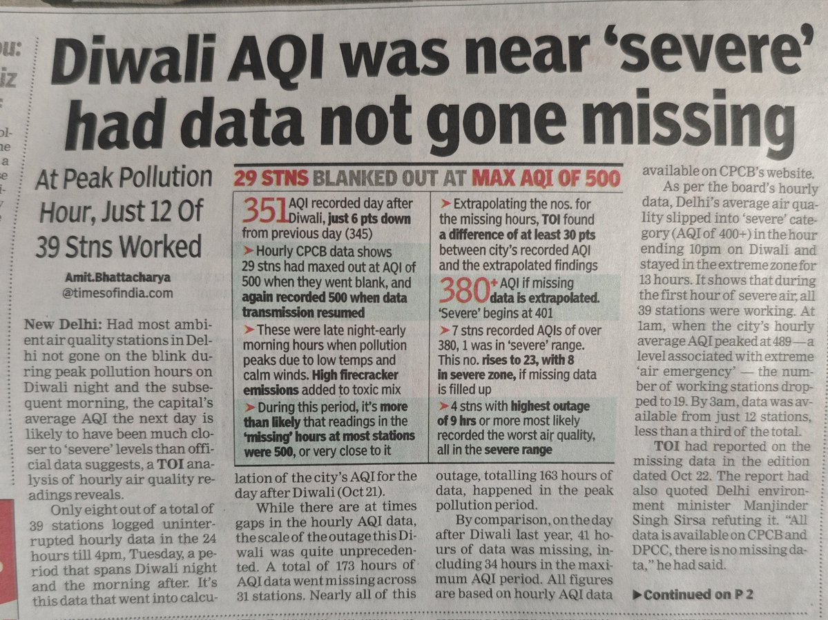 Hitendra Pithadiya 🇮🇳 (@hitenpithadiya) on Twitter photo Delhi's air is toxic, but what's more dangerous is the vanishing pollution data. When facts are hidden, people suffer in silence. Accountability must not disappear with AQI numbers. Delhi's air is toxic, but what's more dangerous is the vanishing pollution data. When facts are hidden, people suffer in silence. Accountability must not disappear with AQI numbers.