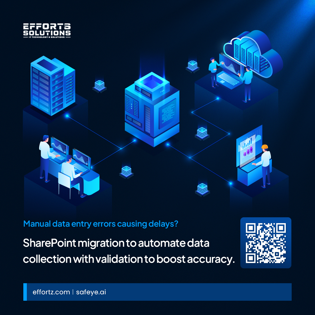 effortz's tweet image. Automate Data Collection & Validation with SharePoint Customization.
Manual data entry slowing your team down? Errors costing you time and money?
#sharepointautomation #Dataautomation #SharePointSolutions #effortz #abudhabi #texas #dallas #uae
effortz.com/service/ShareP…