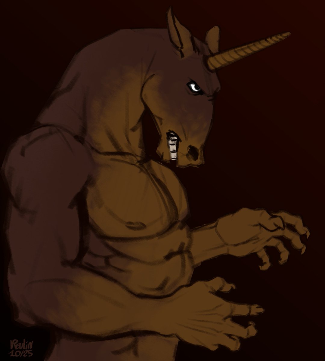 WIP for the next day of the #weretober :&gt;

#weretober2025 #furry