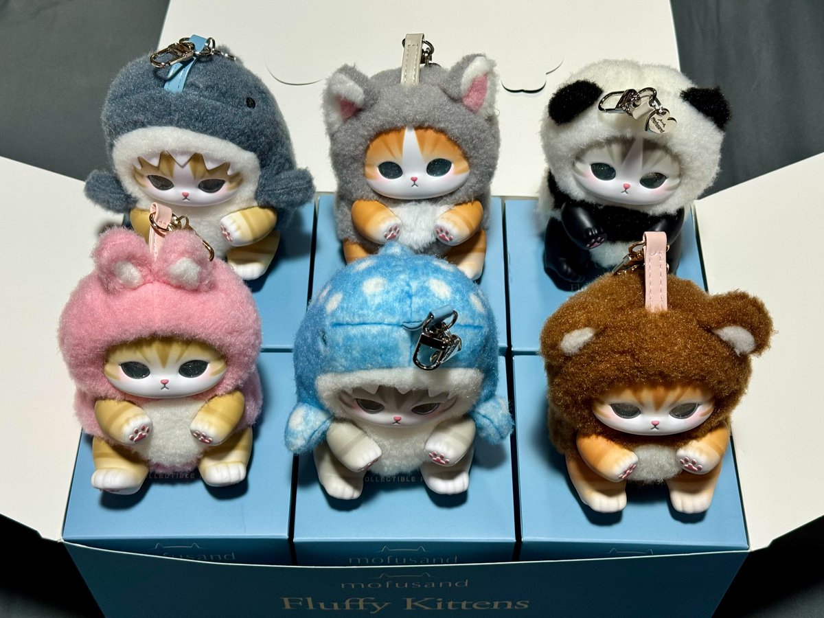mofusand Kiramekko Fluffy Kittens！ BOX買いで無事コンプ✨ これで