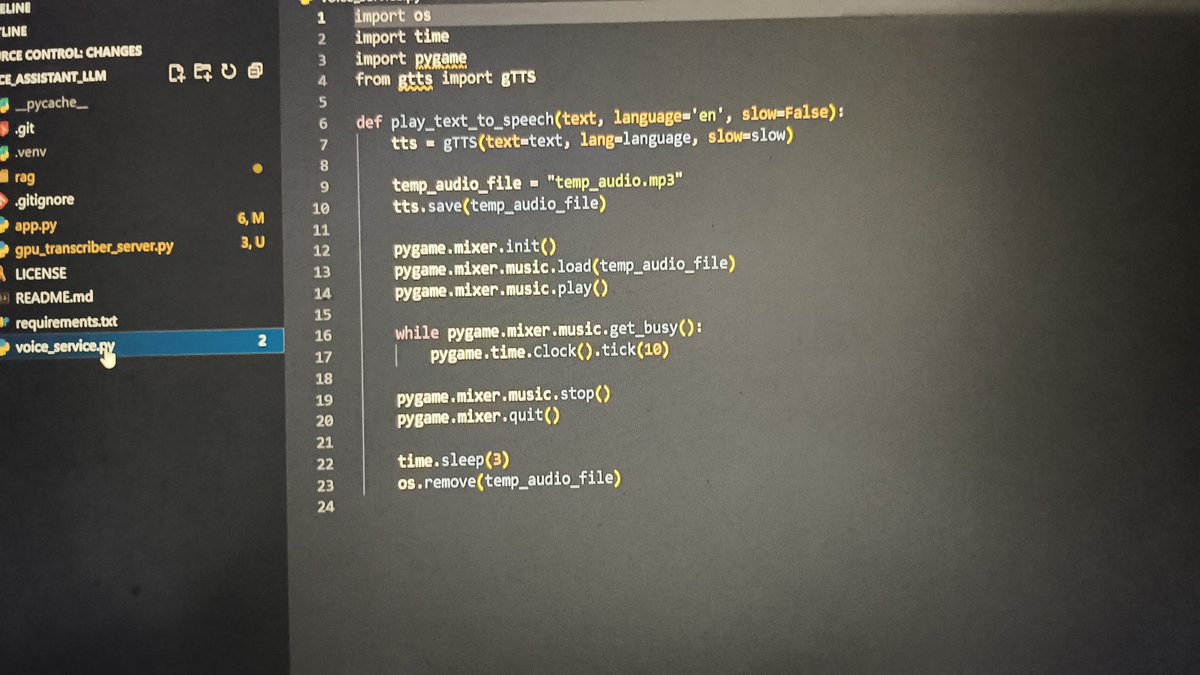 JohnDoe___128's tweet image. Working on a Voice assistant for CRM , drop any suggestions , #machinelearningprojects