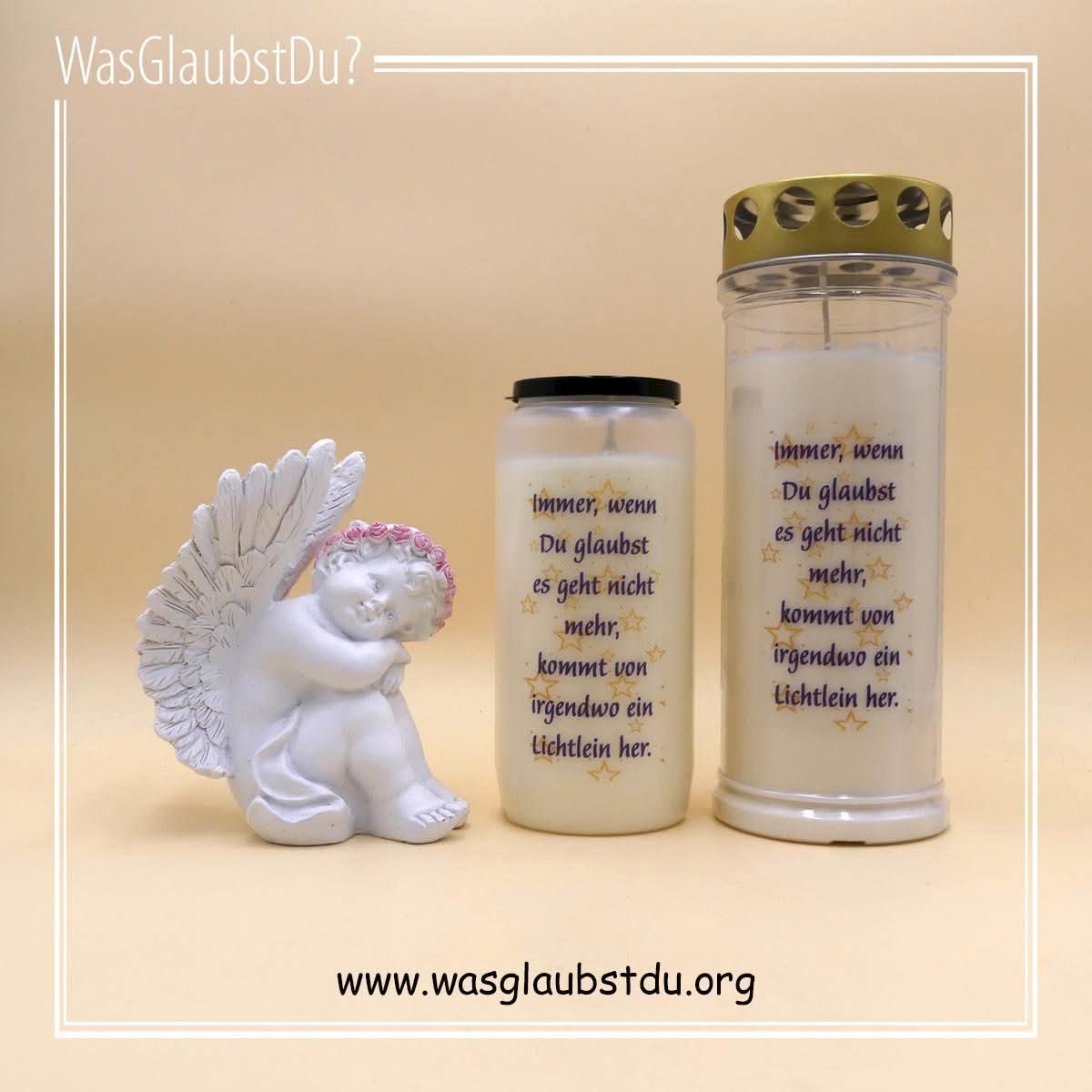 🌟 Letzte Gelegenheit! 🌟

Am Samstag, 1. November, ist Allerheiligen – hast du schon an Grabkerzen für deine lieben Verstorbenen gedacht? Bestelle noch heute, damit du sie rechtzeitig bekommst! 🕯️

Entdecke unsere große Auswahl:
wasglaubstdu.org/kerzen/grabker…