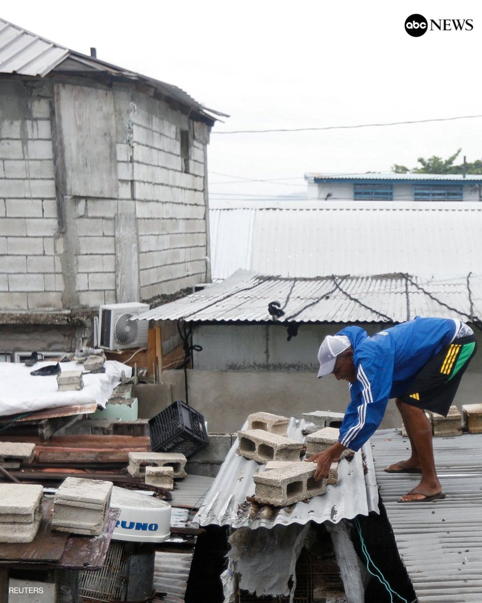 People in Kingston, Jamaica, begin preparations for Hurricane Melissa — placing concrete bricks on top of chicken coops, loading bags of sand into their cars, moving boats to higher ground — which is now a Category 4 storm.
 
Read more: abcnews.link/b0Yd55n