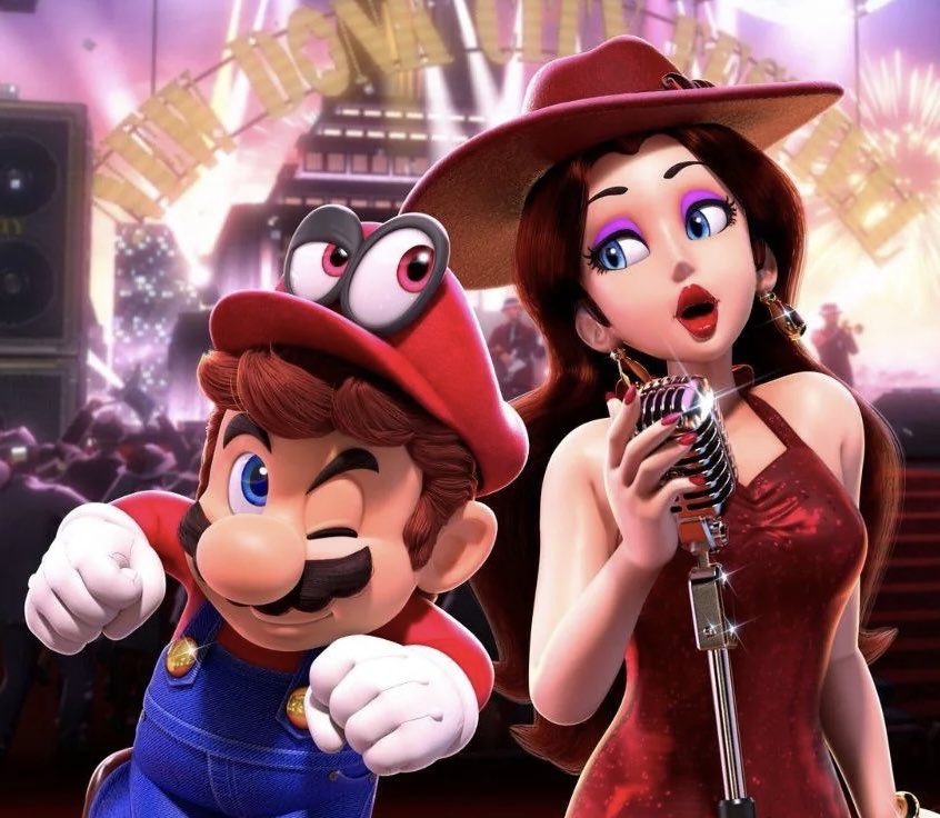 here’s another redraw i’ve done w/ <a href="/poppielollipop/">poppie🍭</a>! this time it’s a pauline and mario redraw to celebrate super mario odyssey’s 8th anniversary! 

#SuperMarioBros #SuperMarioOdyssey #MayorPauline