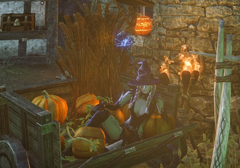 magic_merlin1's tweet photo. 万圣节🎃来了#eso https://t.co/2YWbwZoDS6
