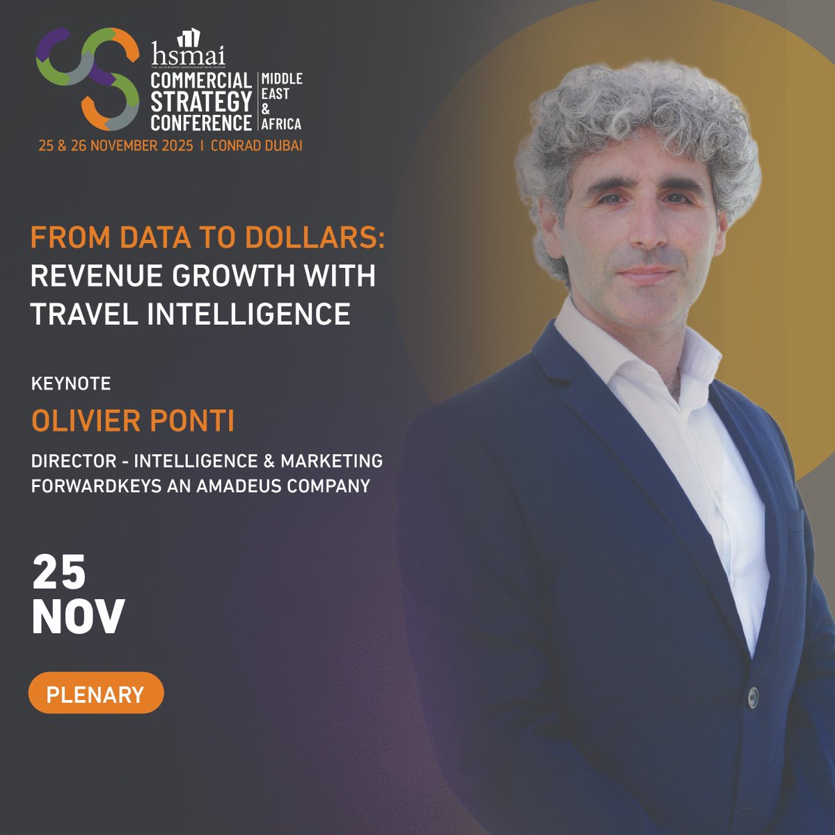 Every search, booking, and stay tells a story — data is the new currency of travel success.

Join Olivier Ponti at @forwardkeys-an-amadeus-company reveals how to harness traveller insights to unlock new revenue streams at Commercial Strategy Conference.

🔗l.ead.me/CSCMEA25-Reg
