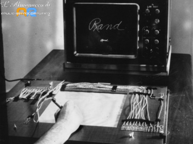 ApuliaRetro's tweet image. Il 27 ottobre 1964 nasce il RAND Tablet, presentato da Malcom Davis e Tom Ellis alla Fall Joint Computer Conference di San Francisco. 
Sviluppato dalla RAND Corporation, fu una delle prime tavolette grafiche, capace di trasferire al computer i tratti disegnati ⬇️