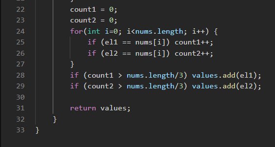 Manish_Kumar60's tweet image. ✅ Solved LeetCode 229 – Majority Element II
• Brute force
• HashMap
• Moore’s Voting Algorithm
Learned how to find elements appearing more than n/3 times.
#LeetCode #DSA #Coding #ProblemSolving