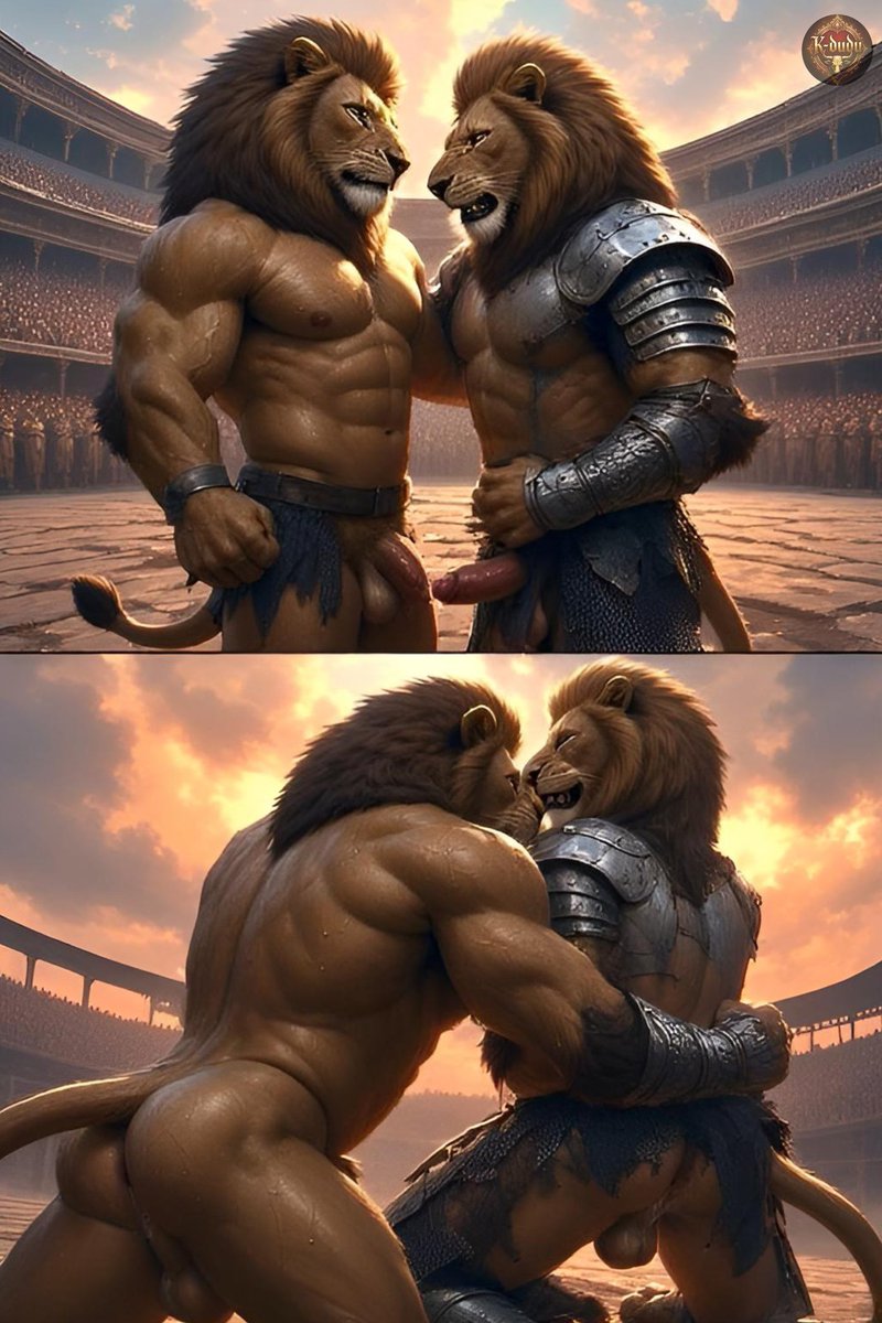 #AI #nsfw #gay #furry #lion #anthro