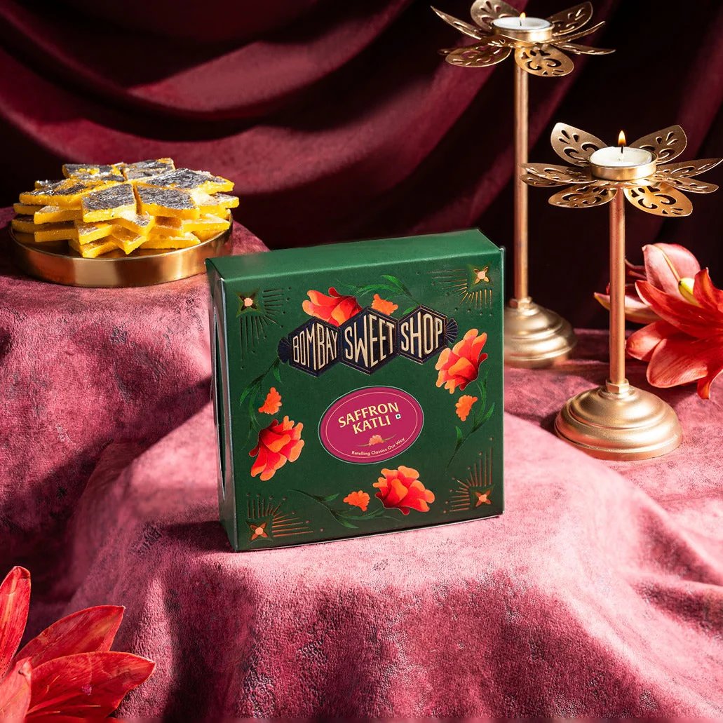 During this Diwali, why did everyone send hampers from Bombay Sweet Shop? I am always intrigued by how the composition of sweets during Diwali changes each year, and there is a new brand for the year.