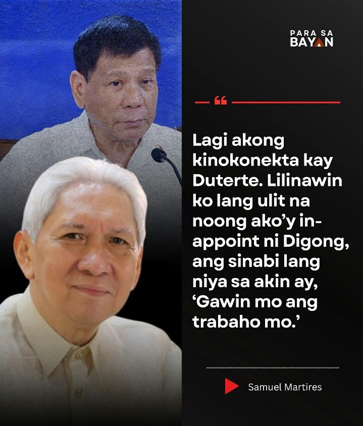 talagang masunurin nga sa amo nya. ginawa nga nya nang mahusay mga ipinagawa sa kanya. itago ang SALN. baliktarin mga kaso ng kaalyado ng amo nya. isinekreto pa para hindi halata. at higit sa lahat me balak pang impluwensyahan ang ombudsman, nag-iwan ng 200 midnight appointees.