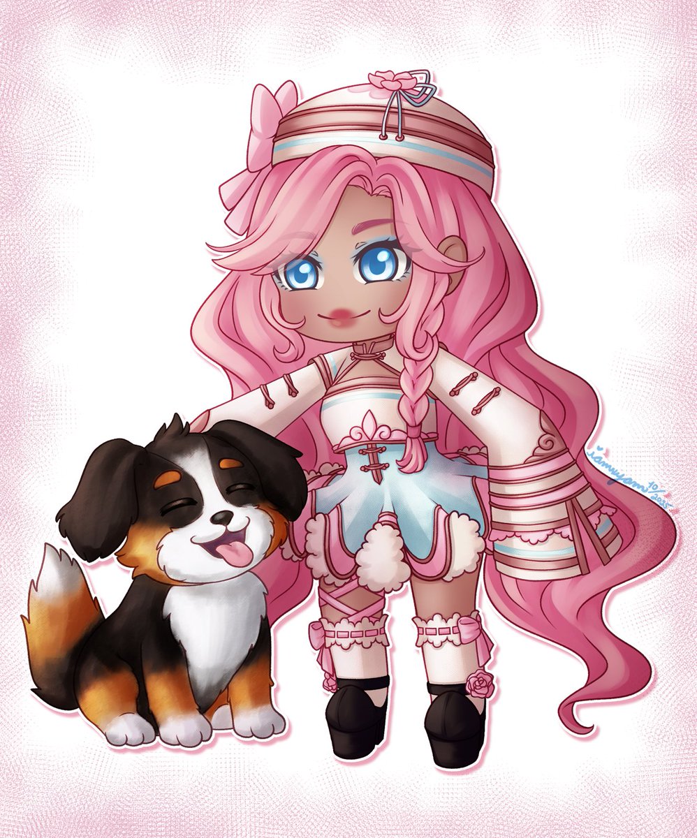 iamxyam's tweet photo. Heyyyy~! I hope you all like this pink cutie!! The following posts starting from this one are ones I've done the draft designs~! They're so fun to design!

Here's the giveaway if you would like a chance to win a design by Puri! ( https://t.co/8vv8wPWgnQ ) https://t.co/7ciwyvDeC1