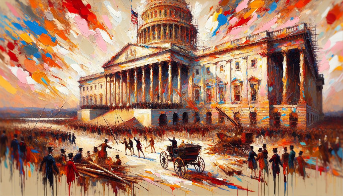 NftsDm's tweet photo. Construction begins on the White House in Washington, D.C. on October 27, 1792
#WhiteHouse #USHistory #PollockStyle #OnThisDay https://t.co/2AbE8OtoDO