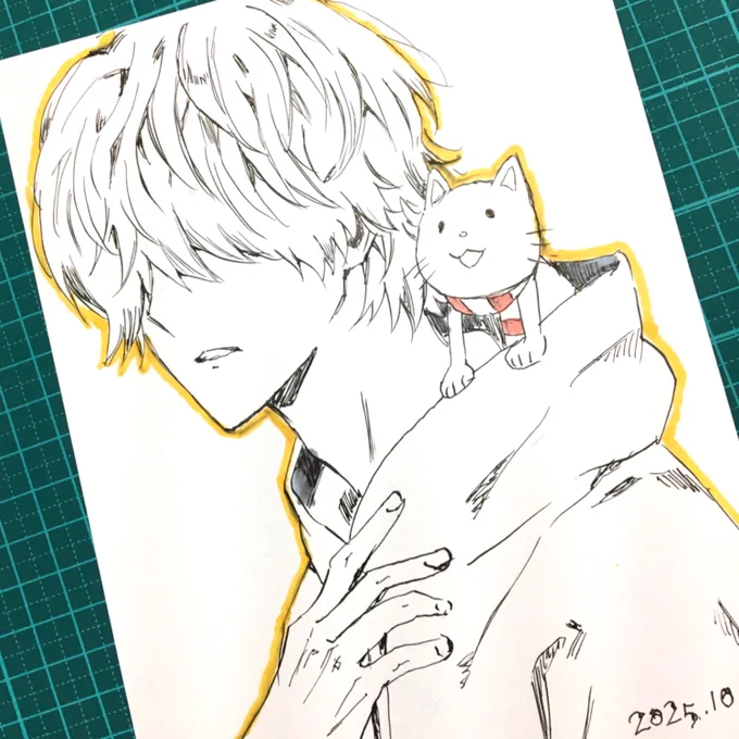 自分では特に使用しないため、原画を販売します。(基本A5サイズ / 300円) BOOTH: