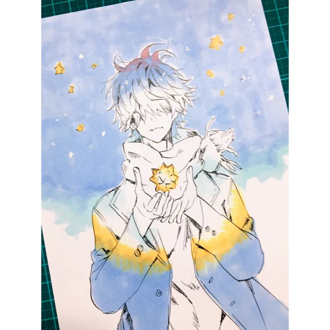 自分では特に使用しないため、原画を販売します。(基本A5サイズ / 300円) BOOTH:
