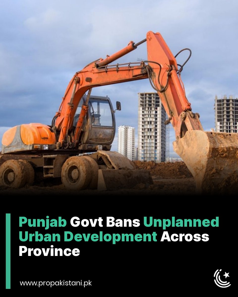 ProPakistaniPK's tweet image. The government has announced a complete ban on unplanned urban development that violates district master plans. During a recent meeting at the Housing Department, officials

Read More:  propakistani.pk/2025/10/27/pun… 

#PunjabGovt #urbandevelopment #housingsocieties