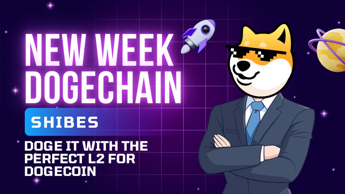 It’s a new week Dogechain Shibes! Time to doge it with the perfect L2 for Dogecoin ⚡

Faster. Cheaper. Smarter.

Let’s keep building and powering the future of Doge one block at a time. 💫
