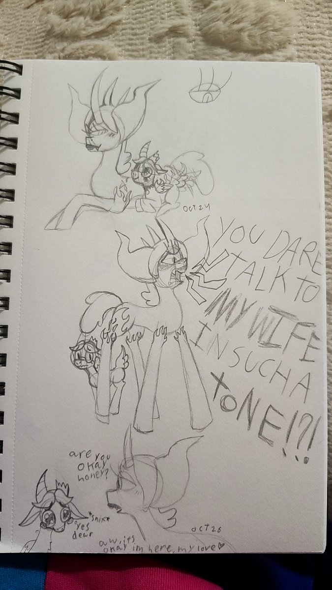 RadicalHomiee's tweet photo. Drew my wife as a pony<<<<3333
#pyronica #mlp #gravityfallsfanart
Also thinking of naming the ship either burntgoat or burning burningoat or something else idk lol https://t.co/Y7CmvTELp3