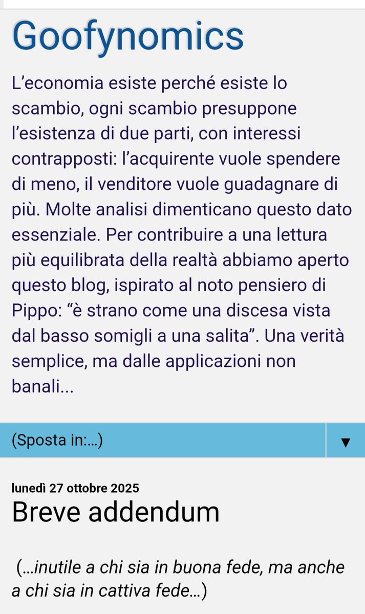 #Goofynomics. 
"... non solo il rifiuto di aderire al Trattato pandemico, ma anche il voto di FdI contro la von der Leyen e la dichiarazione del premier contro il voto a maggioranza non ci sarebbero stati senza la pressione della Lega ..."