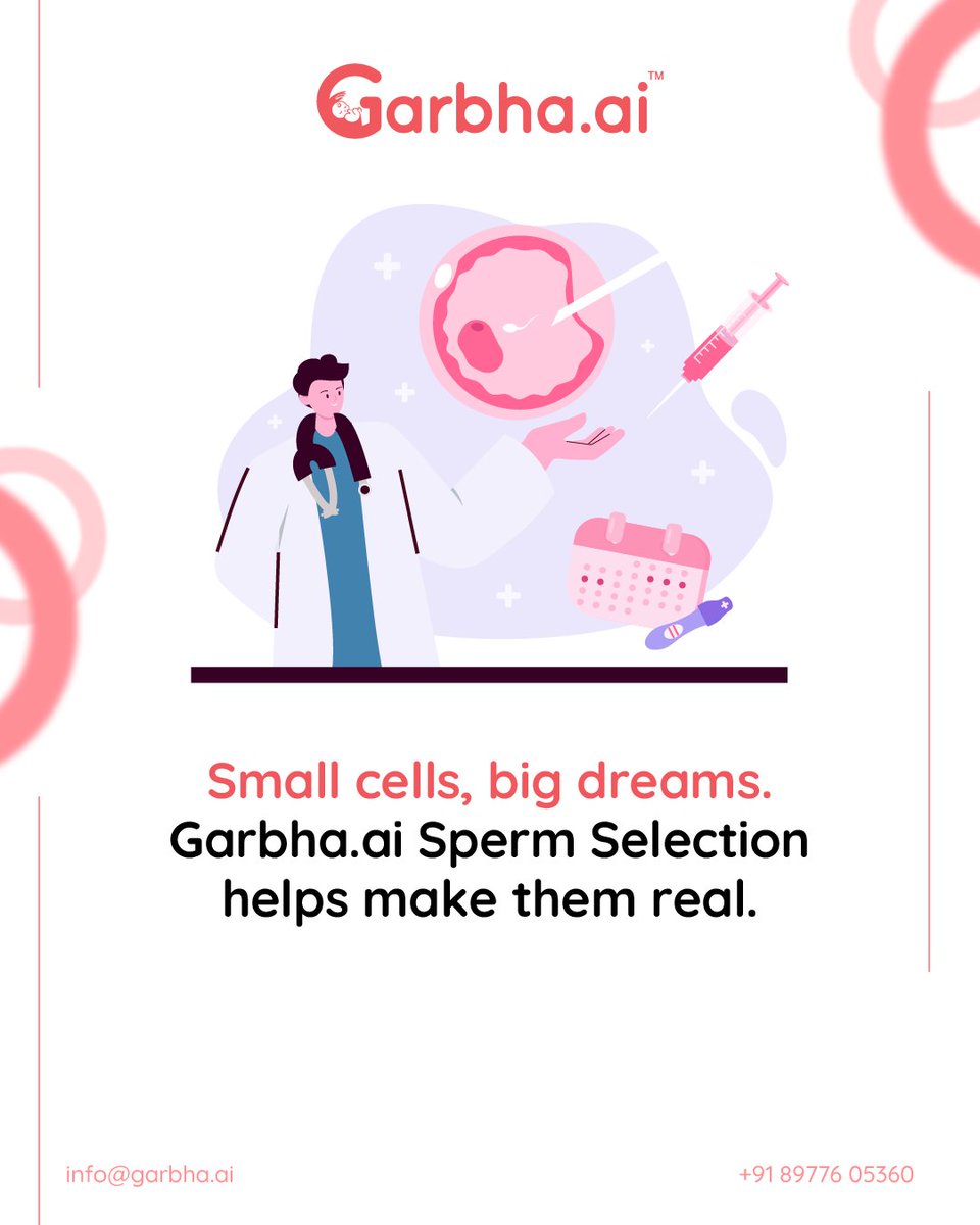 Garbha_AI's tweet image. 🌱 Small cells, big dreams!

AI-driven Sperm Selection by Garbha.ai brings hope, precision &amp;amp; care to every fertility journey.
Because behind every tiny cell lies a dream. 💫

📩 Request a demo: garbha.ai/contact

#GarbhaAI #FertilityTech #AIInHealthcare