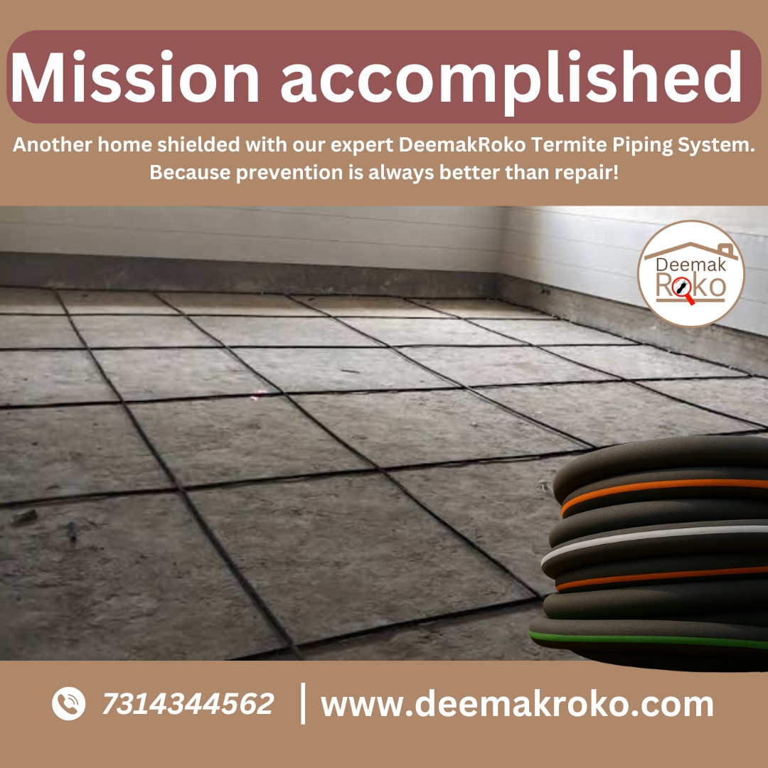 DeemakRoko's tweet image. Mission Accomplished! Another Home Protected.
📞 7314344562
🌐 deemakroko.com
#DeemakRoko #TermiteProtection #AntiTermiteTreatment #HomeSafety #PipingSystem #ConstructionCare #TermiteFreeHome #DeemakFreeHome #HomeProtection #MissionAccomplished